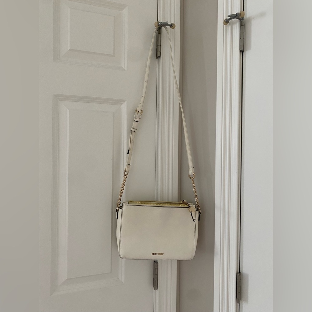 Nine West Cream Crossbody Bag